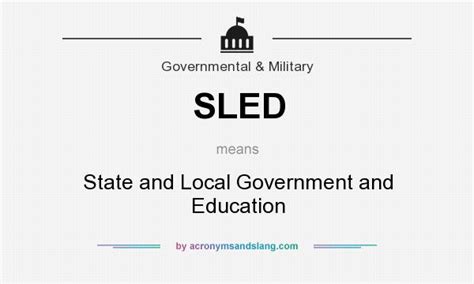 sled meaning government|Here, There, and Everywhere: An Introduction to SLED (State, .